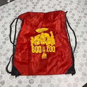 Ford Boo At The Zoo Red Animal String Bag
